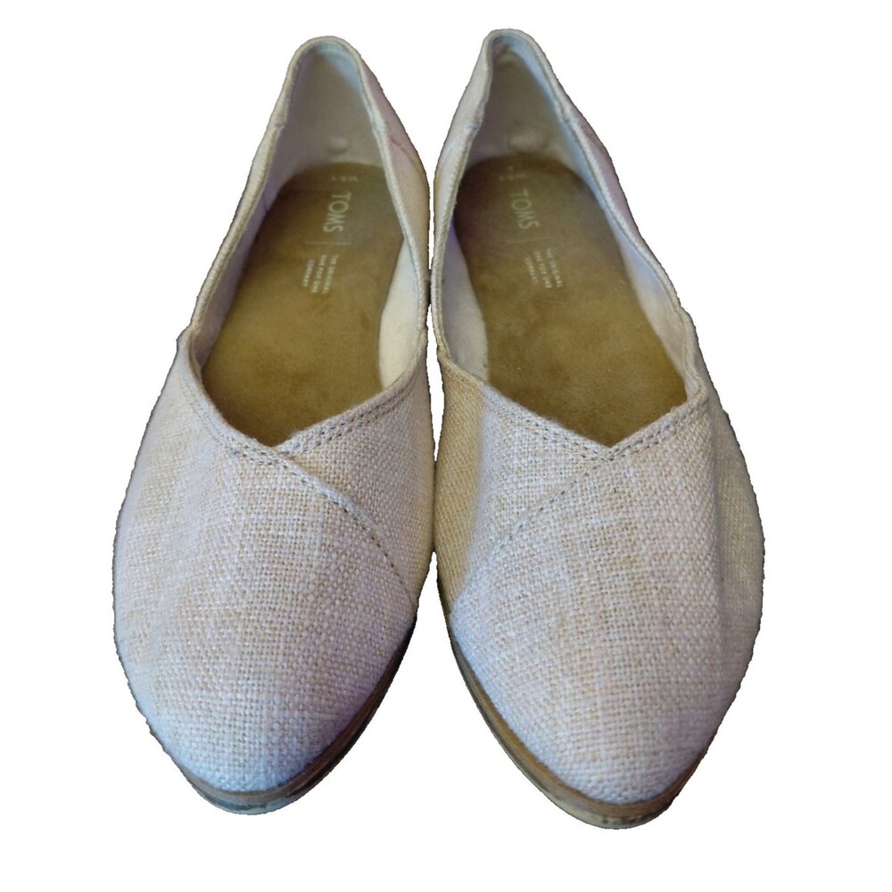 Toms Jutti Neat Loafer Women's Flat Slip On Shoe Size 9.5 Pink